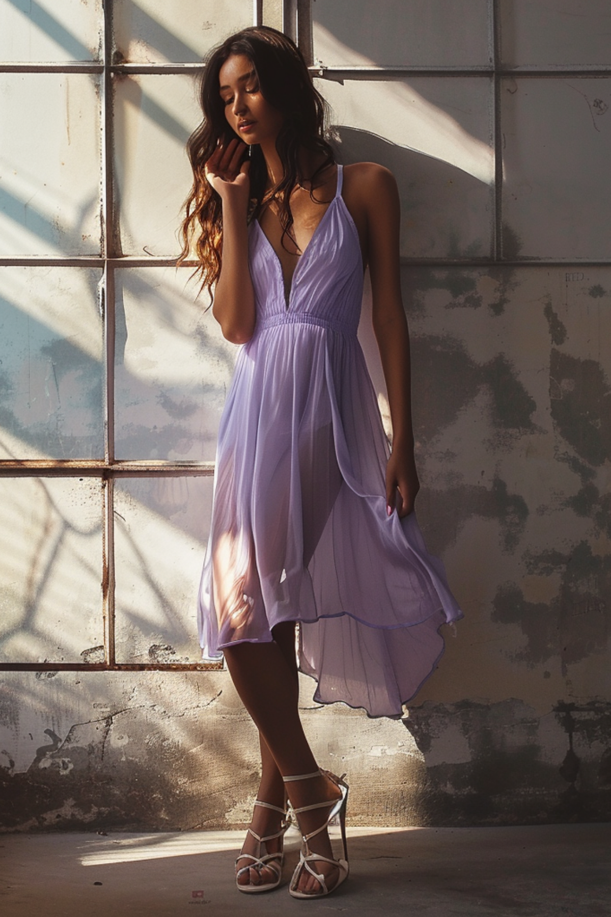 lavender summer dress classy feminine outfit inspiration for women elegant summer style 2026